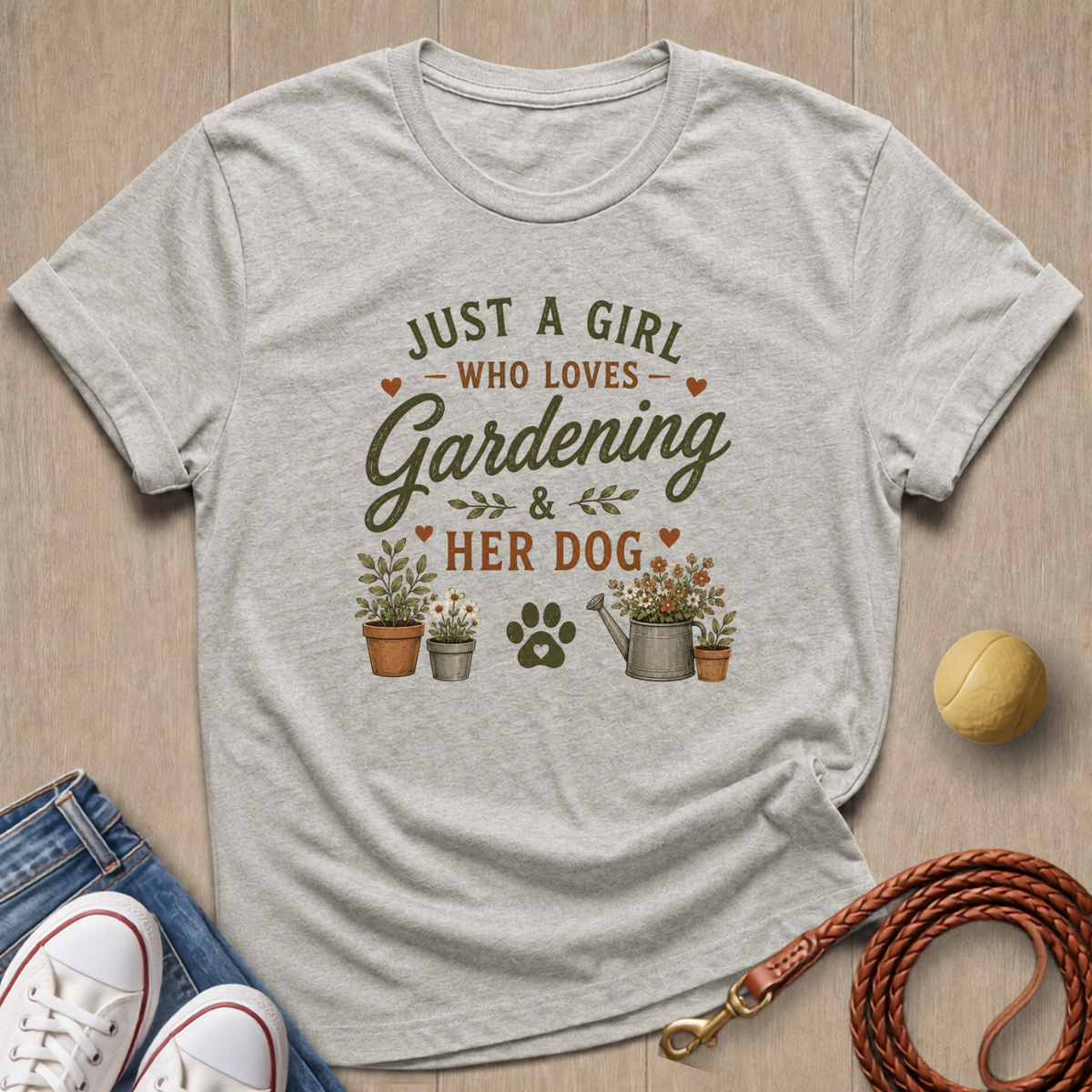 Girl Gardening T-shirt