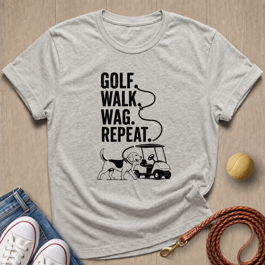 Golf Walk Wag T-shirt