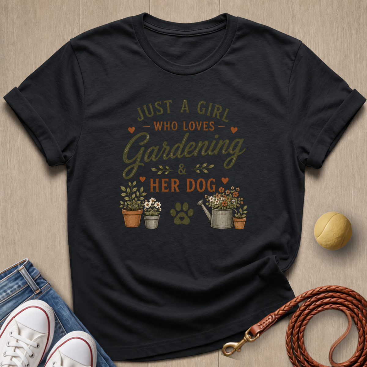 Girl Gardening T-shirt