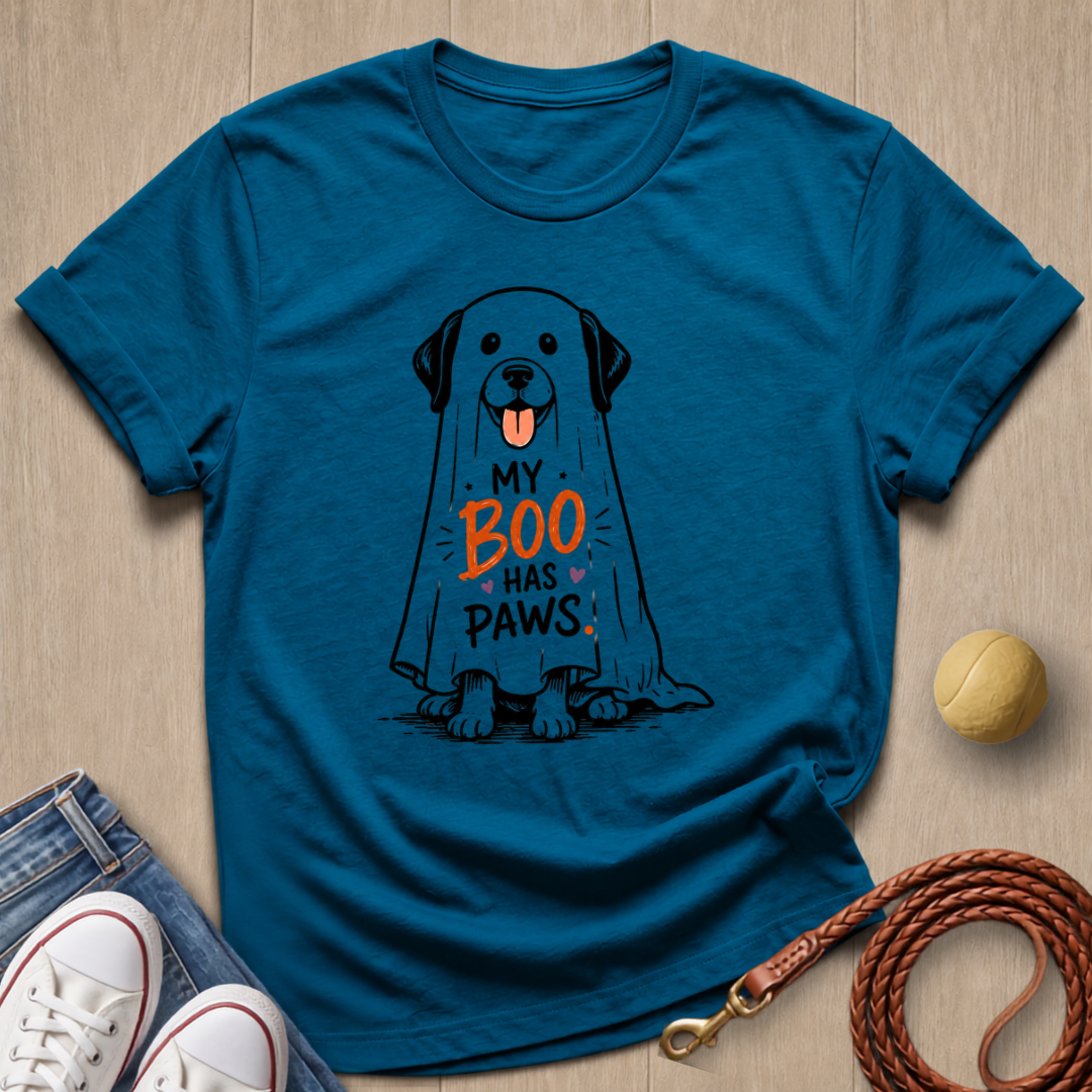 Boo Has Paws T-shirt