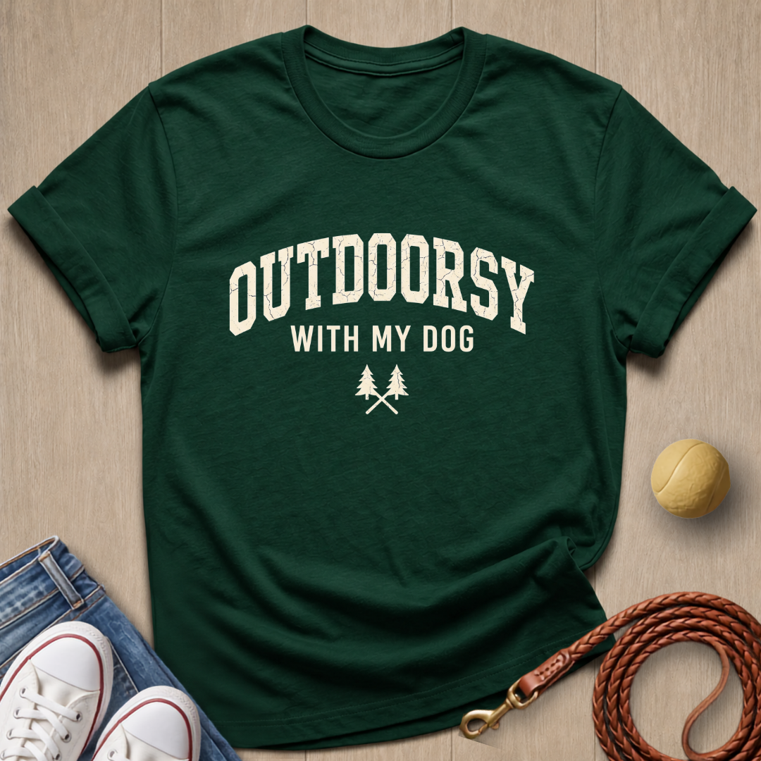 Outdoorsy Dog T-shirt