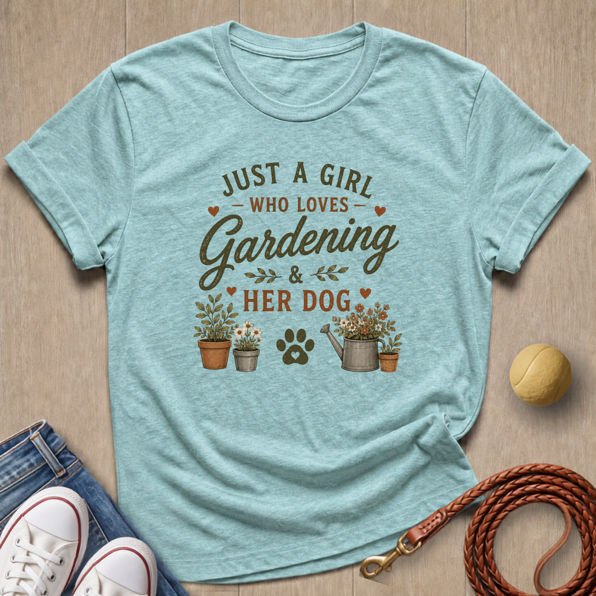 Girl Gardening T-shirt