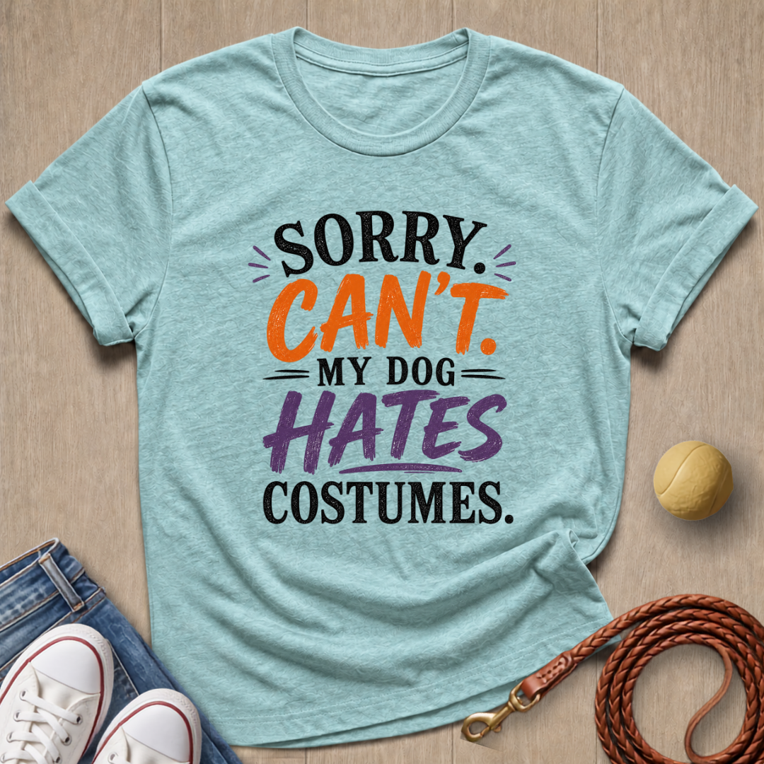 Dog Hates Costumes T-shirt