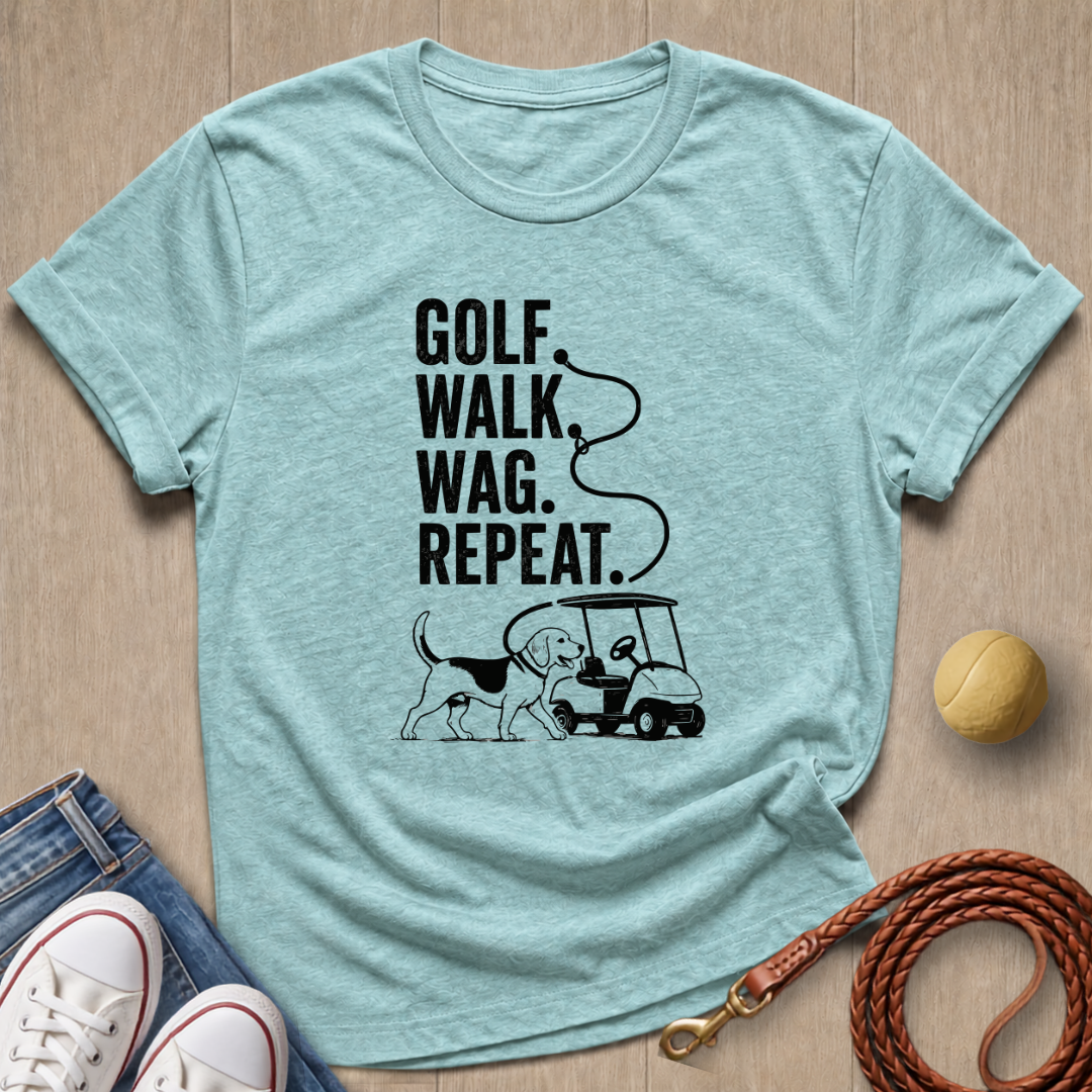 Golf Walk Wag T-shirt