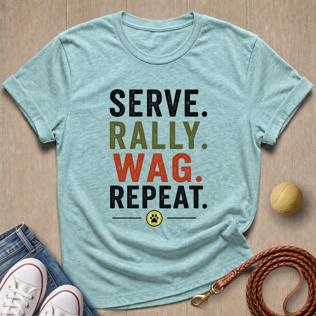 Serve Rally Wag T-shirt
