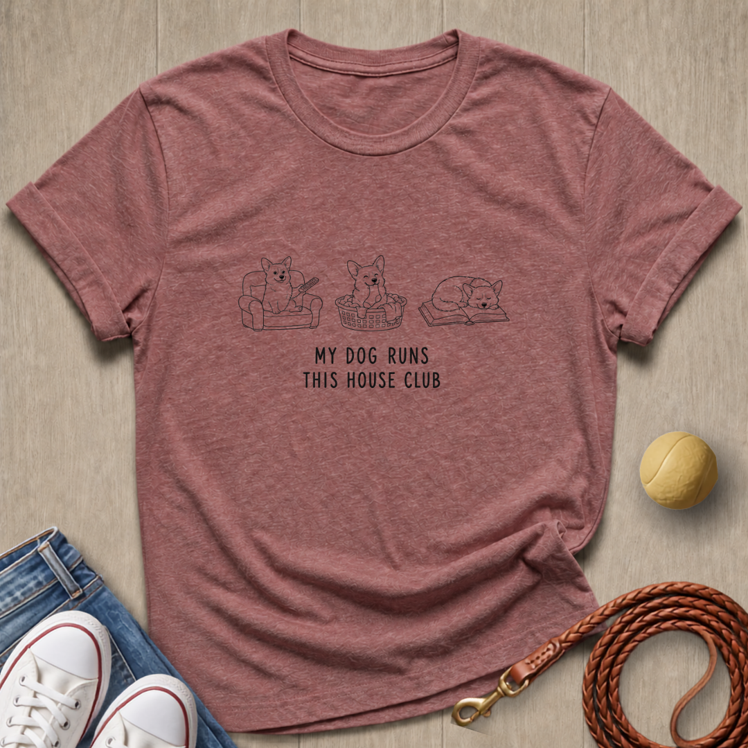 Dog Runs House T-shirt