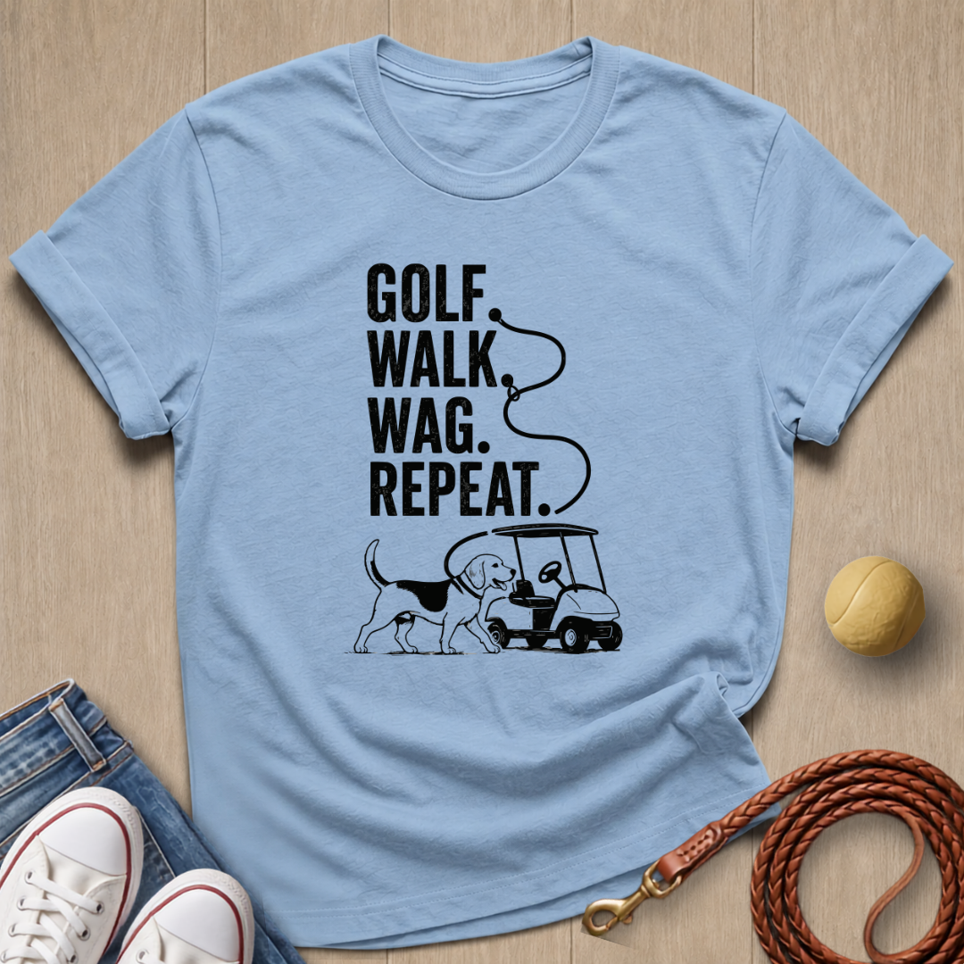 Golf Walk Wag T-shirt