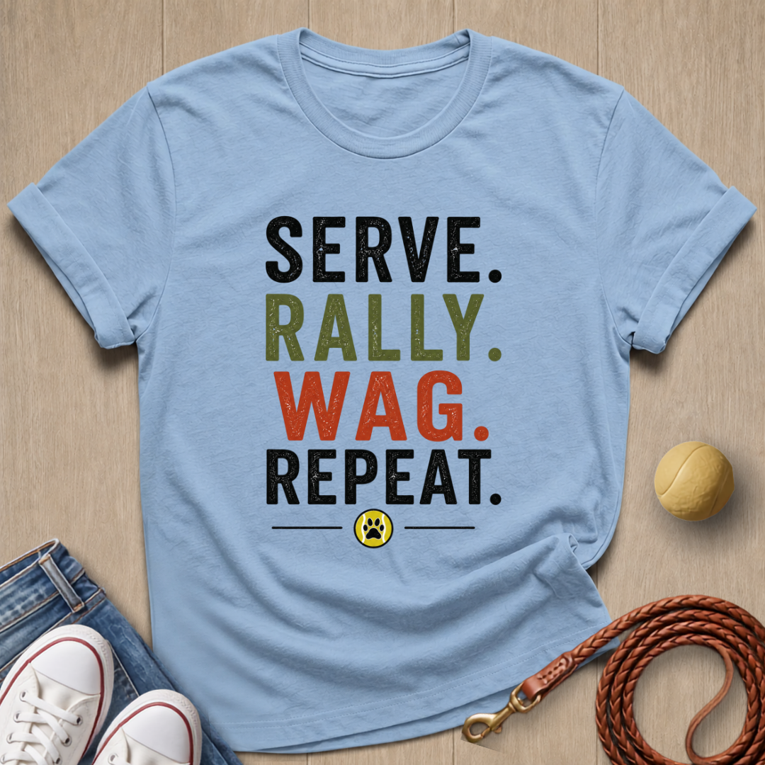 Serve Rally Wag T-shirt