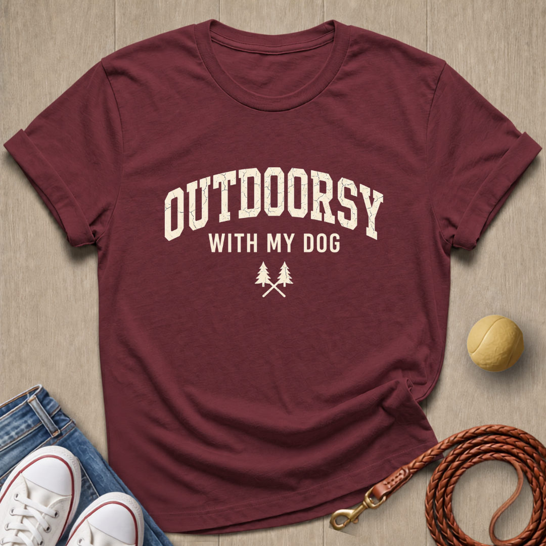 Outdoorsy Dog T-shirt