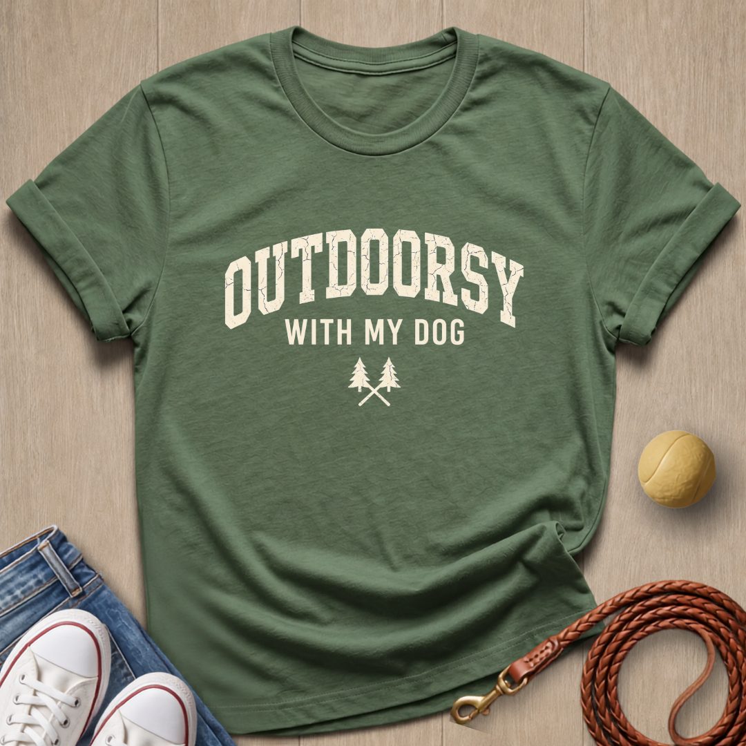 Outdoorsy Dog T-shirt