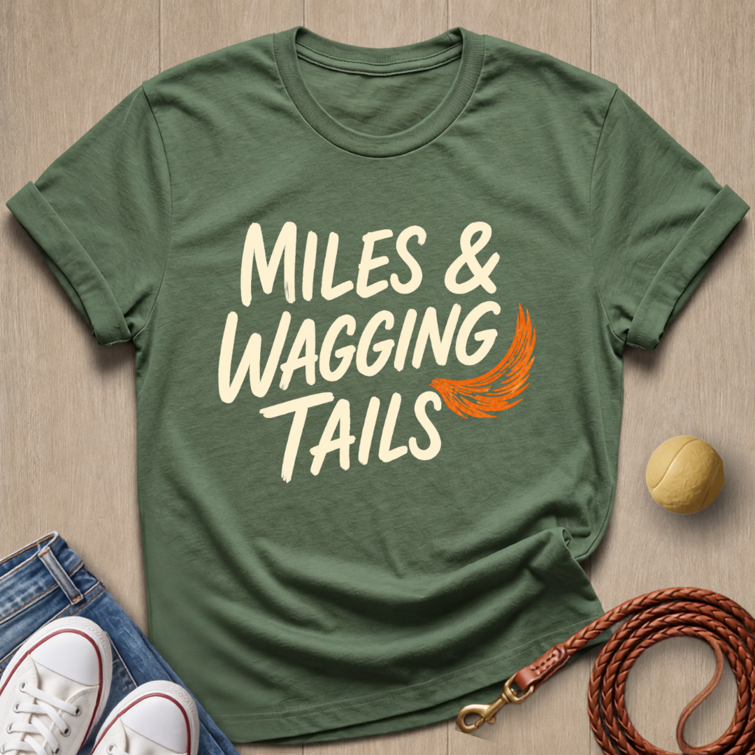 Miles & Wagging T-shirt