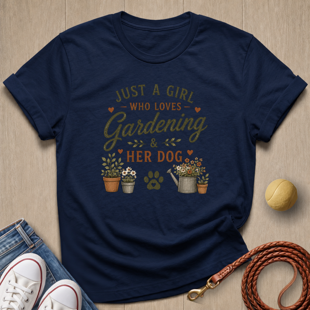 Girl Gardening T-shirt