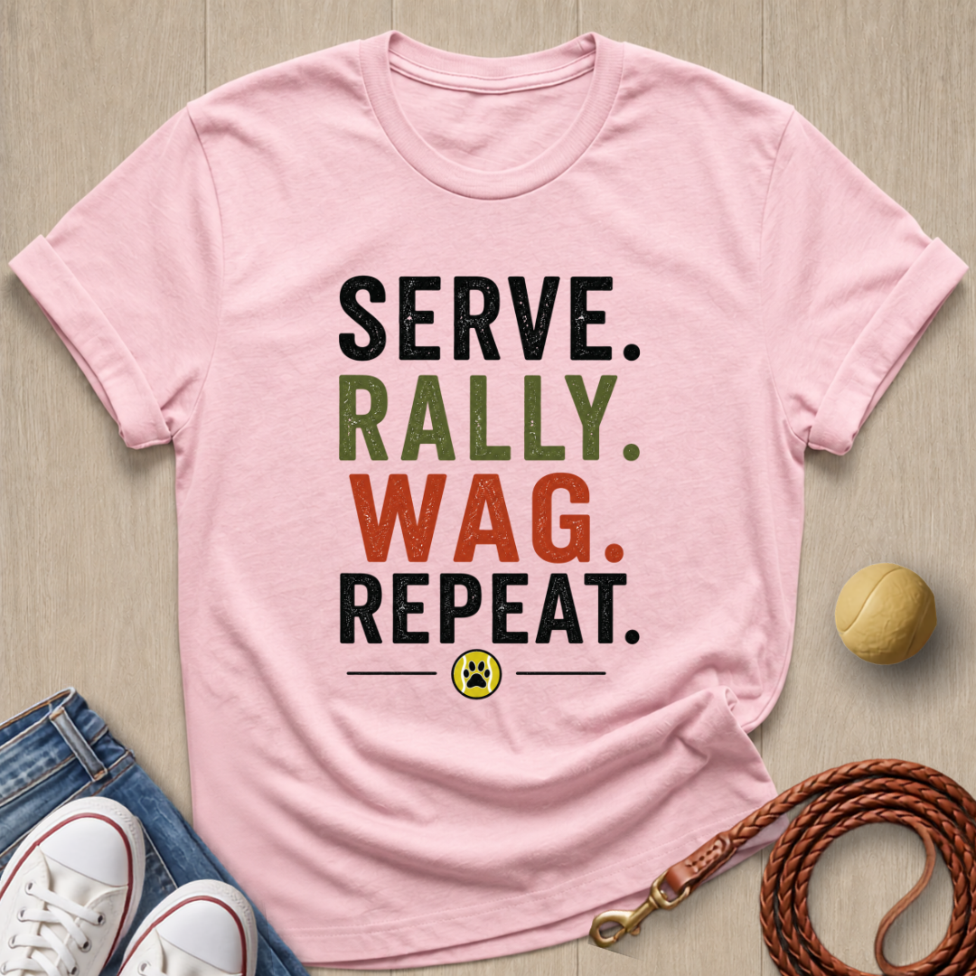 Serve Rally Wag T-shirt