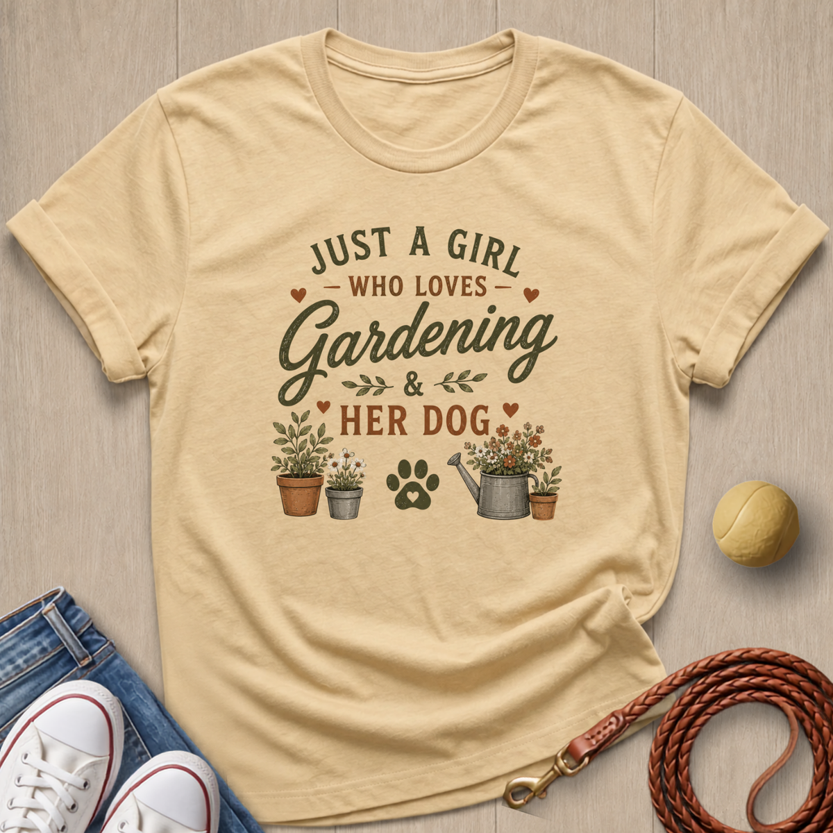 Girl Gardening T-shirt