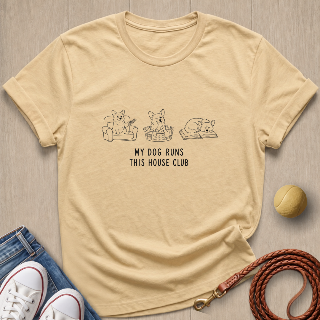 Dog Runs House T-shirt