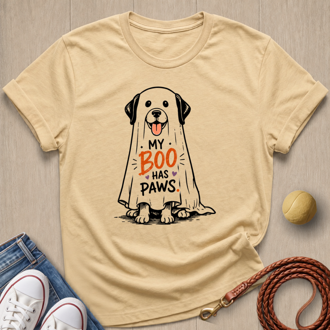 Boo Has Paws T-shirt