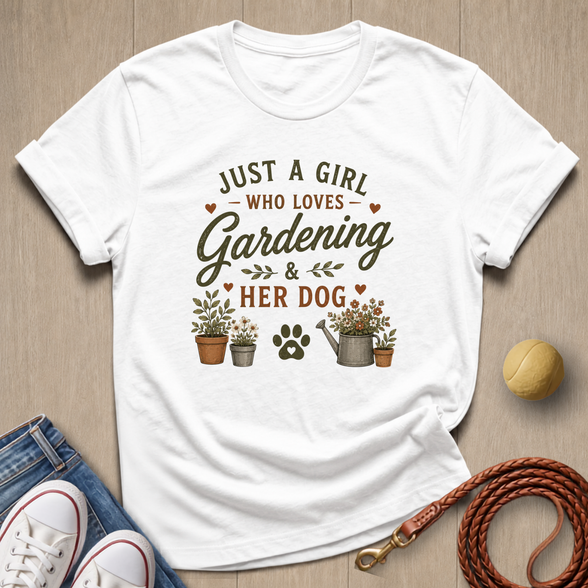 Girl Gardening T-shirt