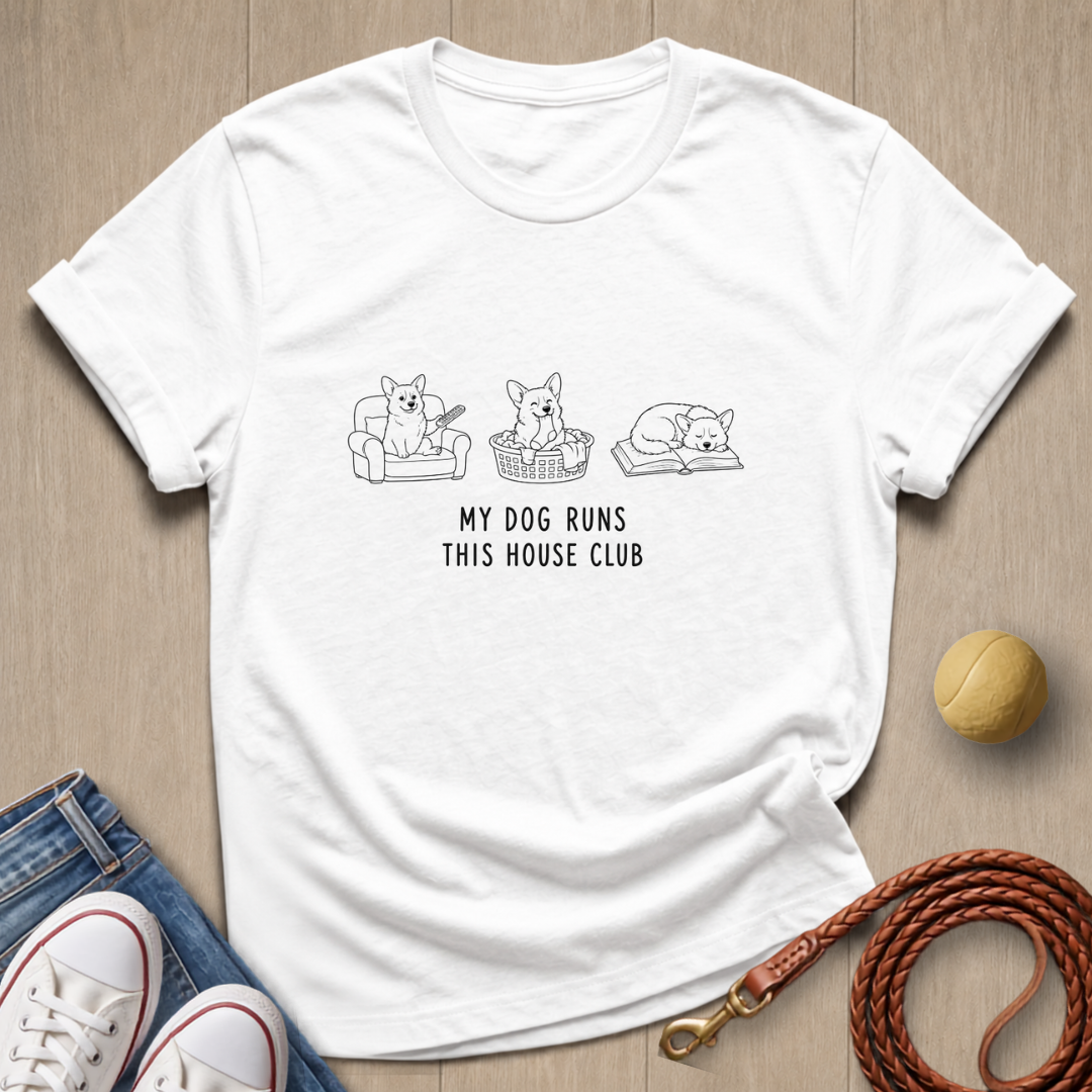 Dog Runs House T-shirt