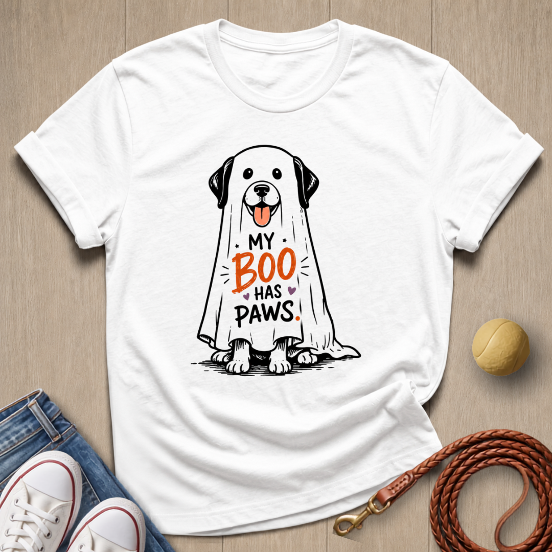 Boo Has Paws T-shirt